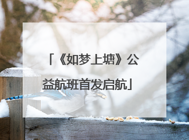 《如梦上塘》公益航班首发启航
