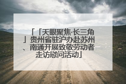 「天眼聚焦·长三角」贵州省驻沪办赴苏州、南通开展致敬劳动者走访慰问活动