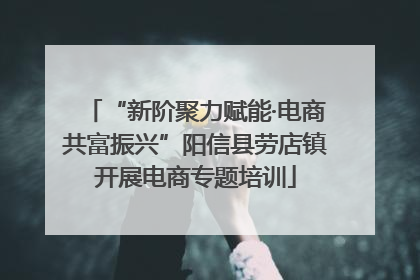 “新阶聚力赋能·电商共富振兴”阳信县劳店镇开展电商专题培训