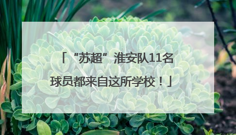 “苏超”淮安队11名球员都来自这所学校！