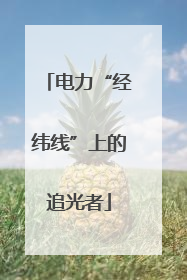 电力“经纬线”上的追光者
