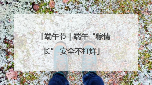 端午节｜端午“粽情长” 安全不打烊