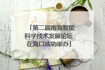 第二届南海智能科学技术发展论坛在海口成功举办