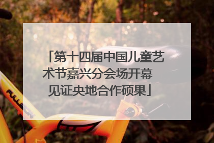 第十四届中国儿童艺术节嘉兴分会场开幕 见证央地合作硕果