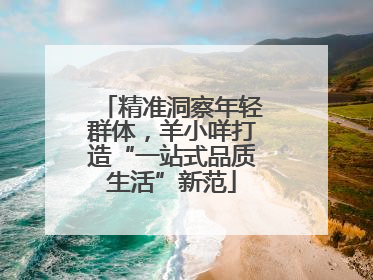 精准洞察年轻群体，羊小咩打造“一站式品质生活”新范