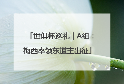 世俱杯巡礼｜A组：梅西率领东道主出征