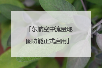 东航空中流量地图功能正式启用