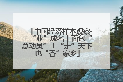 中国经济样本观察·一“业”成名丨面包“总动员”！“走”天下也“香”家乡