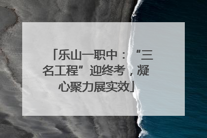 乐山一职中：“三名工程”迎终考，凝心聚力展实效