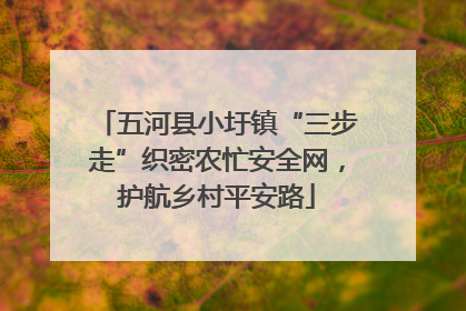 五河县小圩镇“三步走”织密农忙安全网，护航乡村平安路