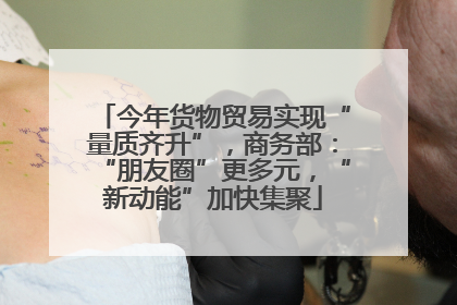 今年货物贸易实现“量质齐升”，商务部：“朋友圈”更多元，“新动能”加快集聚