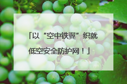 以“空中铁翼”织就低空安全防护网！