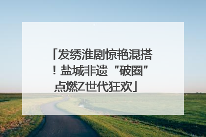 发绣淮剧惊艳混搭！盐城非遗“破圈”点燃Z世代狂欢