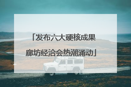 发布六大硬核成果 廊坊经洽会热潮涌动