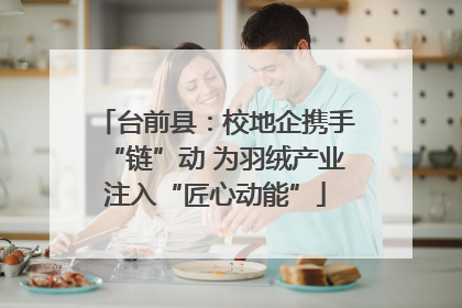 台前县：校地企携手“链”动 为羽绒产业注入“匠心动能”