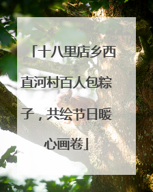 十八里店乡西直河村百人包粽子，共绘节日暖心画卷