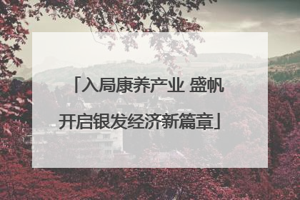 入局康养产业 盛帆开启银发经济新篇章