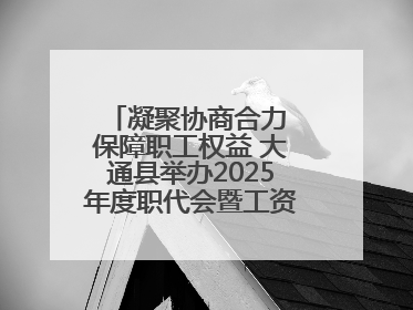 凝聚协商合力 保障职工权益 大通县举办2025年度职代会暨工资集体协商现场观摩交流活动
