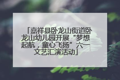 嘉祥县卧龙山街道卧龙山幼儿园开展“梦想起航，童心飞扬”六一文艺汇演活动