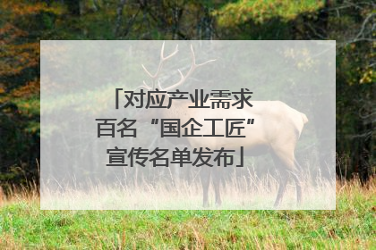 对应产业需求 百名“国企工匠”宣传名单发布