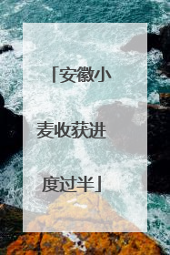 安徽小麦收获进度过半