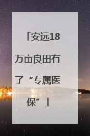 安远18万亩良田有了“专属医保”