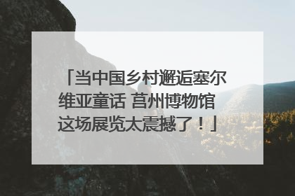 当中国乡村邂逅塞尔维亚童话 莒州博物馆这场展览太震撼了！