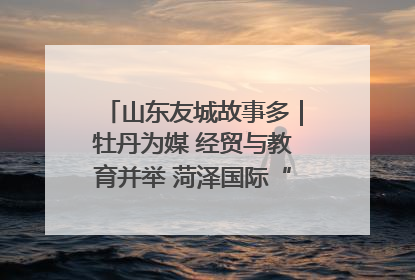 山东友城故事多｜牡丹为媒 经贸与教育并举 菏泽国际“朋友圈”扩容升级