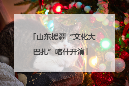 山东援疆“文化大巴扎”喀什开演