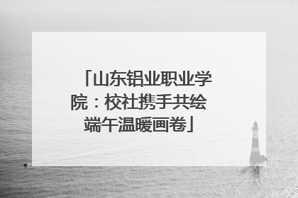 山东铝业职业学院：校社携手共绘端午温暖画卷