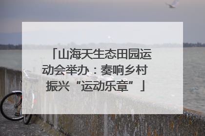 山海天生态田园运动会举办：奏响乡村振兴“运动乐章”