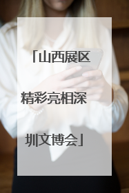 山西展区精彩亮相深圳文博会