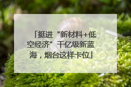 挺进“新材料+低空经济”千亿级新蓝海，烟台这样卡位