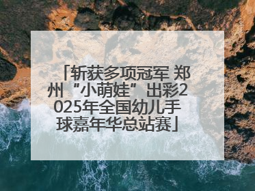 斩获多项冠军 郑州“小萌娃”出彩2025年全国幼儿手球嘉年华总站赛