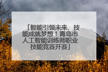 智能引领未来、技能成就梦想！青岛市人工智能训练师职业技能竞赛开赛