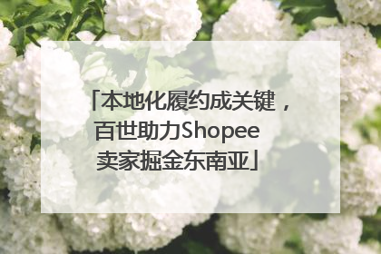 本地化履约成关键，百世助力Shopee卖家掘金东南亚