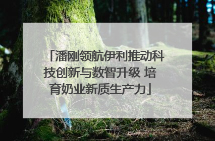 潘刚领航伊利推动科技创新与数智升级 培育奶业新质生产力
