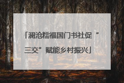 澜沧糯福国门书社促“三交”赋能乡村振兴