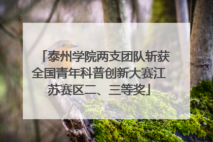 泰州学院两支团队斩获全国青年科普创新大赛江苏赛区二、三等奖