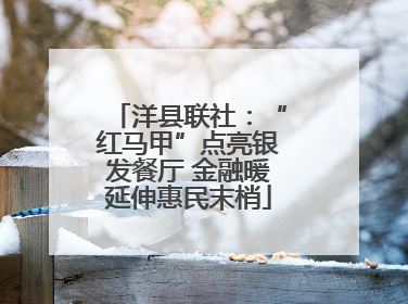 洋县联社：“红马甲”点亮银发餐厅 金融暖延伸惠民末梢