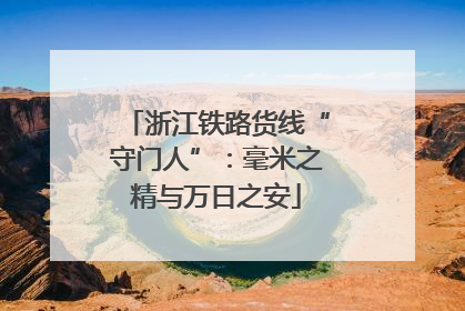 浙江铁路货线“守门人”：毫米之精与万日之安
