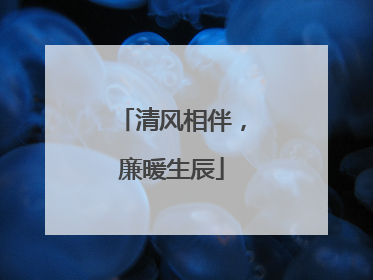 清风相伴，廉暖生辰