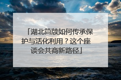 湖北简牍如何传承保护与活化利用？这个座谈会共商新路径