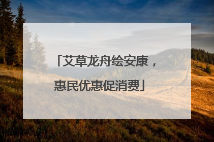 艾草龙舟绘安康，惠民优惠促消费