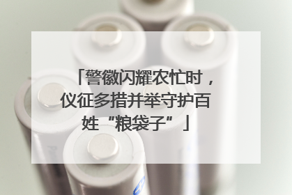 警徽闪耀农忙时，仪征多措并举守护百姓“粮袋子”