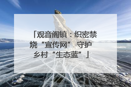 观音阁镇：织密禁烧“宣传网” 守护乡村“生态蓝”