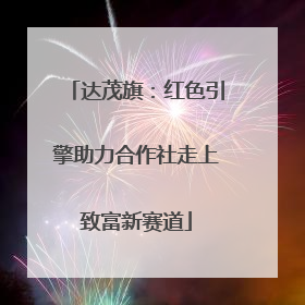达茂旗：红色引擎助力合作社走上致富新赛道