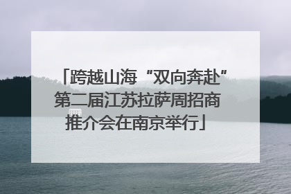 跨越山海“双向奔赴” 第二届江苏拉萨周招商推介会在南京举行