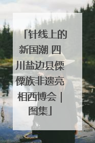 针线上的新国潮 四川盐边县傈僳族非遗亮相西博会｜图集