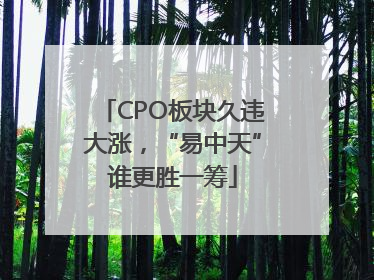 CPO板块久违大涨，“易中天”谁更胜一筹